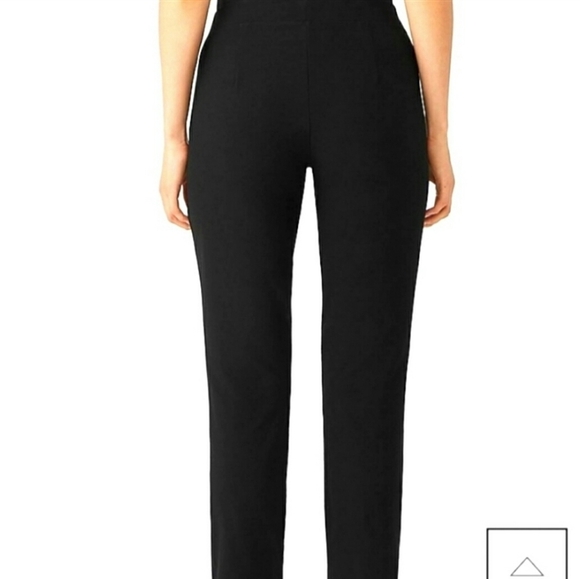 Eileen Fisher Pants Trouser Legging Black Elastic Waist Stretch Size.5/6 - Picture 9 of 9